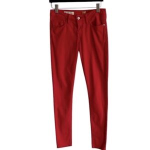 Anthropologie Pilcrow and the Letterpress Women's Red STET Jeans